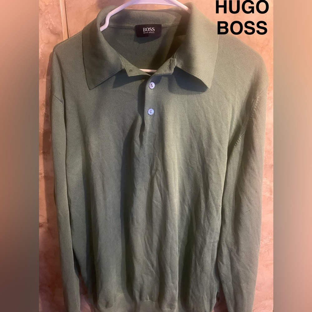 Hugo Boss Sweater Green Large